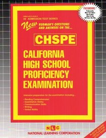 California High School Proficiency Examination (Chspe (Ats39)