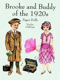 Brooke and Buddy of the 1920s Paper Dolls