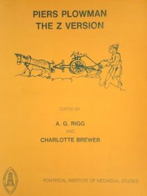 Piers Plowman (Studies and Texts (Pontifical Institute of Mediaeval Studies), 59.)