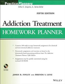 Addiction Treatment Homework Planner (PracticePlanners)