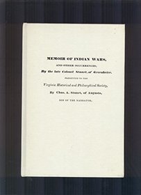 Memoir of Indian wars, and other occurrences
