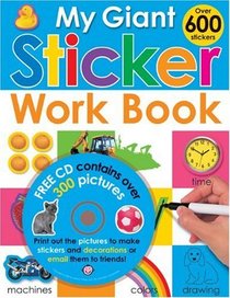 My Giant Sticker Work Book (with CD) (Giant Sticker Activity)