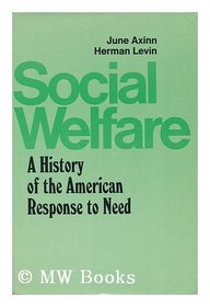 Social welfare: A history of the American response to need
