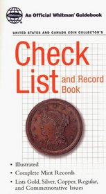 United States  Canada Coin Collector's: Checklist  Record Book