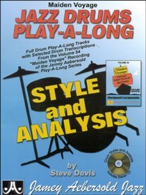 Maiden Voyage Jazz Drums Play-A-Long: Styles & Analysis (CD & Book Set)