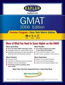 GMAT 2006, Premier Program: New York Metro Edition (Kaplan Test Prep and Admissions)