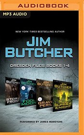 Jim Butcher - Dresden Files: Books 1-4: Storm Front, Fool Moon, Grave Peril, Summer Knight (The Dresden Files)