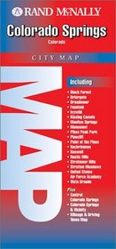 Folded Map Colorado Springs Colorado