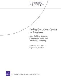 Finding Candidate Options for Investment: From Building Blocks to Composite Options and Preliminary Screening (Technical Report)