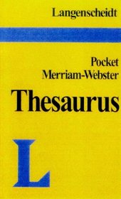 Langenscheidt Merriam-Webster Pocket Thesarus