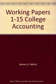 Working Papers 1-15, College Accounting