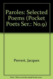 Paroles: Selected Poems (Pocket Poets Ser.: No.9)