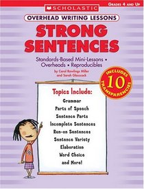 Overhead Writing Lessons: Strong Sentences (prepack)