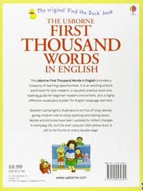 First Thousand Words in English (Usborne First Thousand Words)