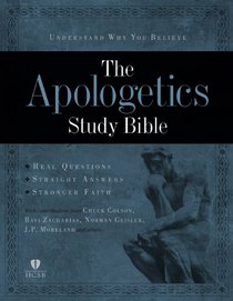 Apologetics Study Bible - Mahogany Duotone Simulated Leather-Indexed