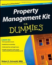 Property Management Kit For Dummies (Book & CD) (For Dummies (Lifestyles Paperback))