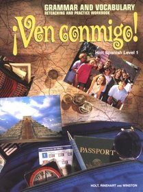 Ven Conmigo: Grammar and Vocabulary 1