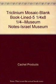 Triclinium Mosaic-Blank Book-Lined-5 1/4x8 1/4--Museum Notes-Israel Museum