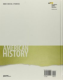 HMH Social Studies American History: Student Edition 2018