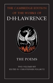 The Poems 2 Volume Hardback Set (The Cambridge Edition of the Works of D. H. Lawrence)