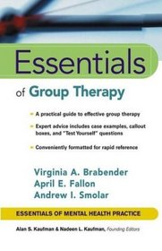 Essentials of Group Therapy (Essentials of Mental Health Practice)