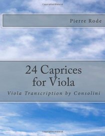 24 Caprices for Viola: Viola Transcription by Consolini