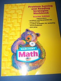 Problem Solving and Reading Strategies Workbook (Harcourt Math, Grade 1) [Teacher Edition]