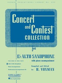 Concert and Contest Collection: Eb Alto Sax - Solo Part (Rubank Educational Library)