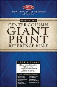 Giant Print Center-Column Reference Bible
