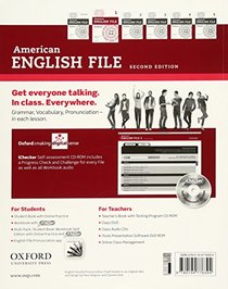 American English File Second Edition: Level 1 Workbook: With iChecker
