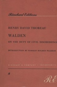 walden and on the duty of civil disobedience.