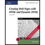 New Perspectives on Creating Web Pages with HTML and DHTML, 2nd Edition