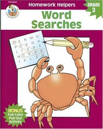 Word Searches Homework Helper, Grade 3 (Homework Helpers)