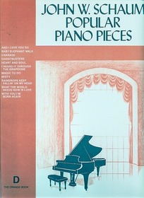 Popular Piano Pieces - D
