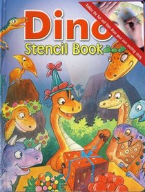 Dino Stencil Book