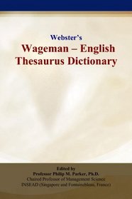 Webster's Wageman  English Thesaurus Dictionary