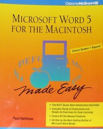 Microsoft Word 5 for the Macintosh Made Easy