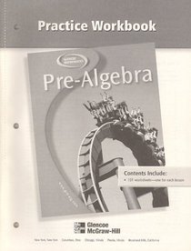 Pre-Algebra, Practice Workbook