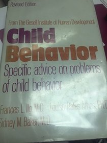 Child behavior: From the Gesell Institute of Human Development