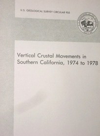 Vertical crust movements in southern California 1974 - 78