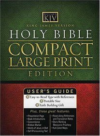 King James Compact Large Print Bible