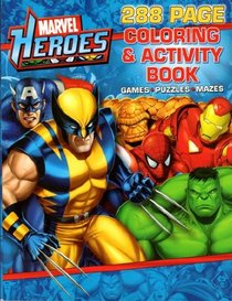 Marvel Heroes Coloring and Activity Book