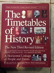 Timetables of History, New Third Rev Ed:Horizontal Linkage of People & Events