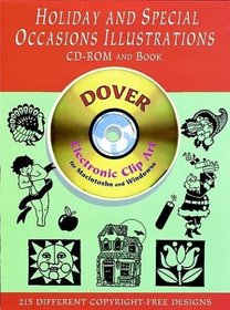 Holiday and Special Occasions Illustrations CD-ROM and Book (Electronic Clip Art)