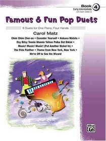 Famous & Fun Pop Duets Book 4 (Early Intermediate Piano)