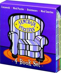 Armchair Puzzlers Four-Book Set: Croswords, Word Puzzles, Brainteasers, Word Searches