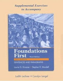 Supplemental Exercises to Accompany Foundations First