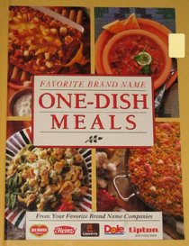 Favorite brand name one-dish meals