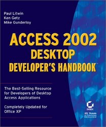 Access 2002 Desktop Developer's Handbook