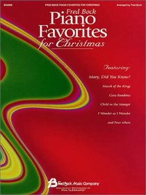 Fred Bock Piano Favorites for Christmas: Piano Solo